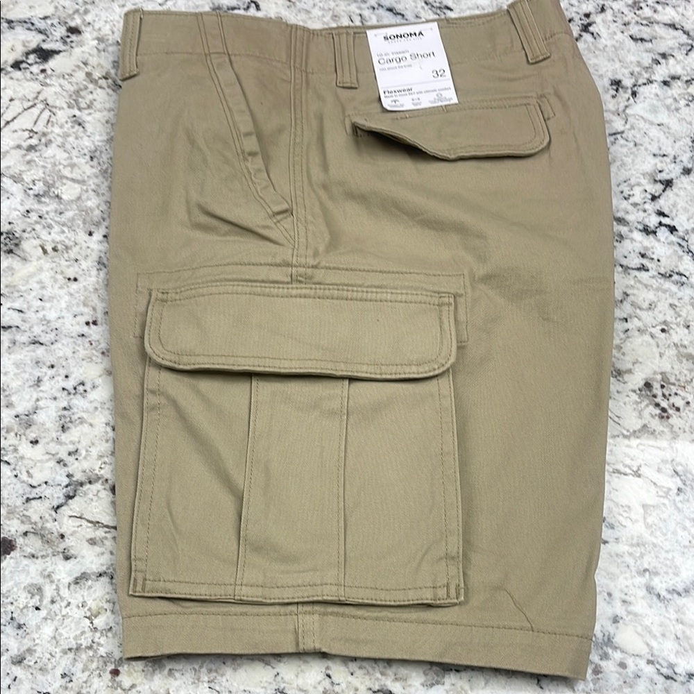 Sonoma Men's Tan Cargo Shorts